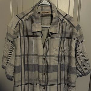 Vintage Tommy Bahama button down with cork buttons